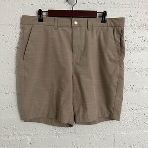 Apt 9 Mens Shorts 36 Tan Premiere Flex Flat Front Chino Stretch G4